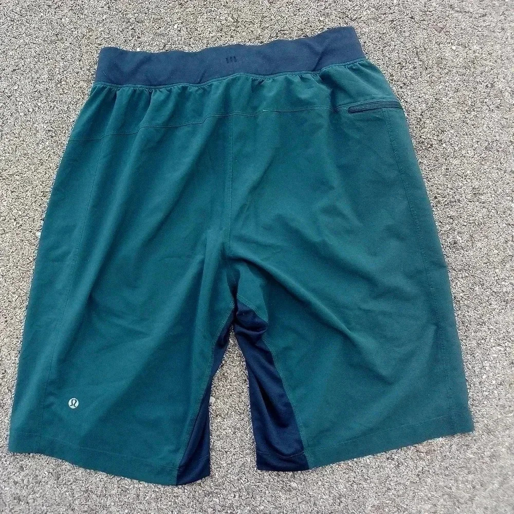 Lululemon T.H.E. Short Linerless Multisport Dark GreenMen’s Size Medium - Picture 2 of 6